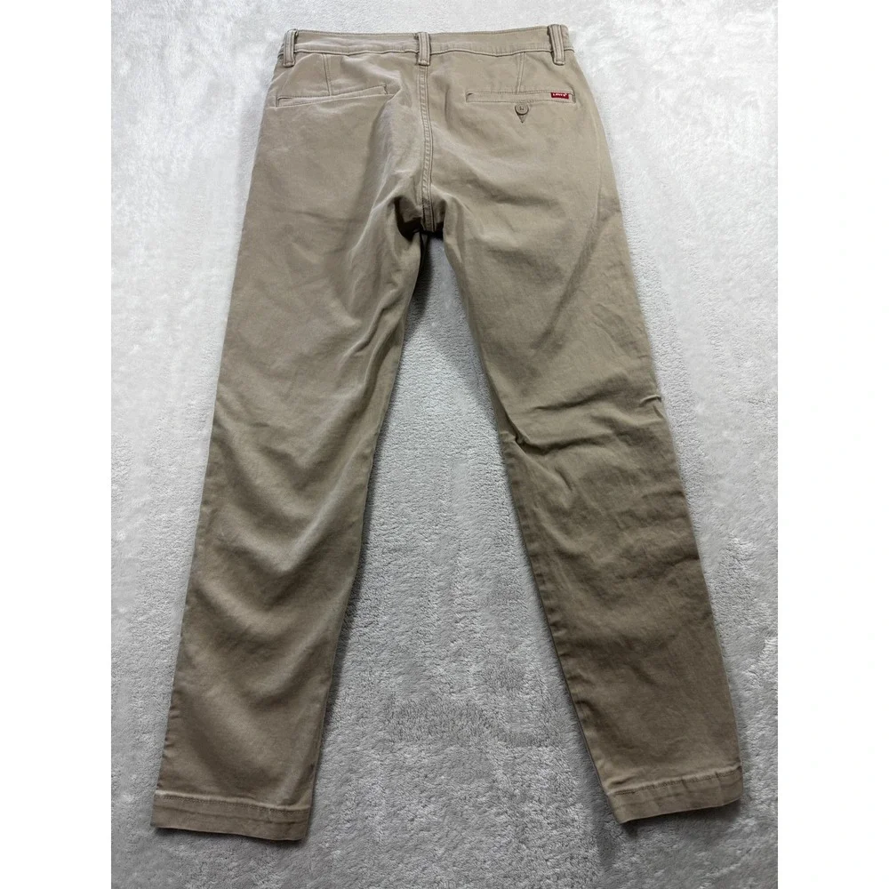 Levi's Mens XX Chino Standard Taper Tan Khaki Pants W28 L30 Meas: 28x27.5